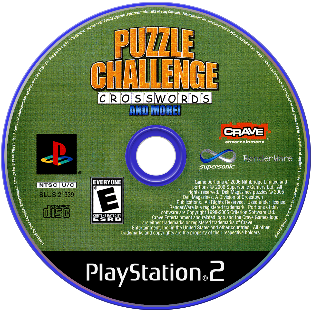 Puzzle Challenge Crosswords and More media 4 for Playstation 2